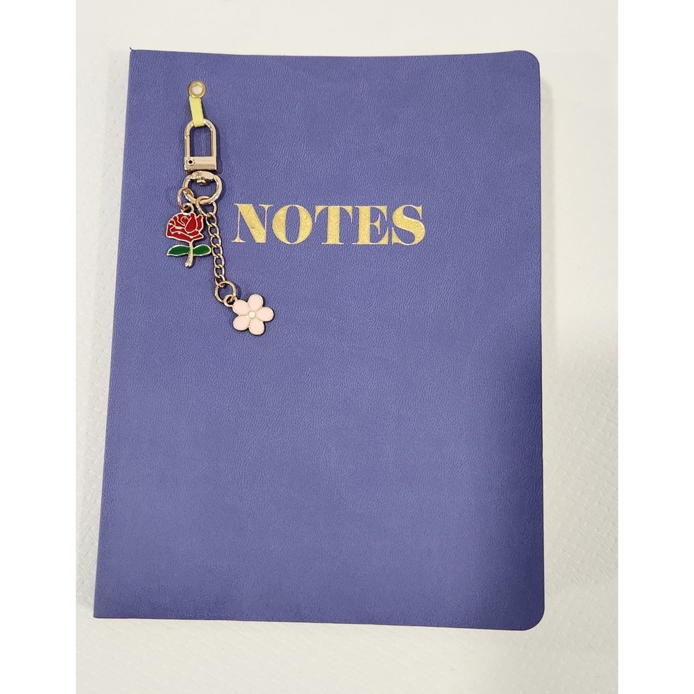 Leather Notebook Journal 200 Pages Lined Journals for Writing PurpleFaux Leather